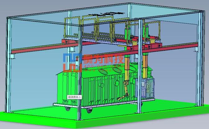 涂裝機(jī)器人三維效果圖